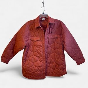 Nike Sportswear Essential Women's Quilted Trench Jacket/Rugged Orange-NWT ***